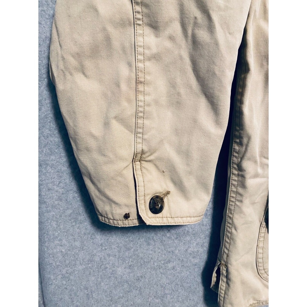VTG Authentic Gap Barn Chore Coat Men's XL Beige Cotton Classic Outdoor Spirit - Picture 3 of 16